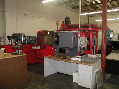 CNC Milling center # 3  (with 360 deg. auto index table)